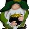27.5" Pot of Gold & Rainbow St Patrick's Day Gnomes Outdoor Garden Stakes Set